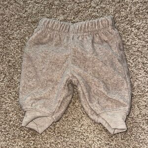 Carter's Beige Baby Fleece Jogger Pants